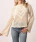 Meryl Bell Sleeve Sweater Vintage Cream M