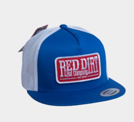 Red Dirt Tag Patch Royal/White Cap