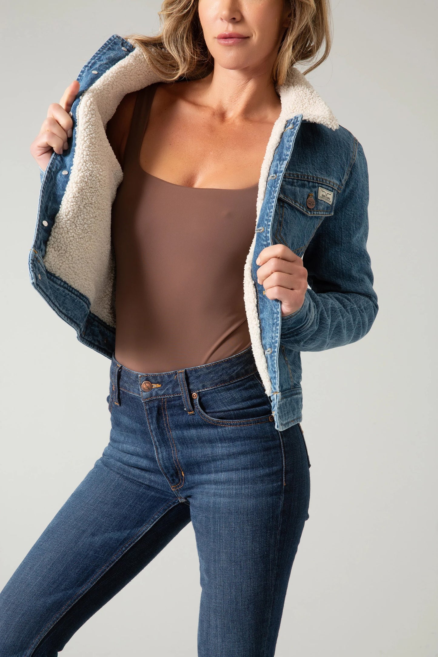 Kimes Winslow Sherpa Denim Jacket