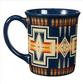 Pendleton 18oz Ceramic Mug Harding Navy