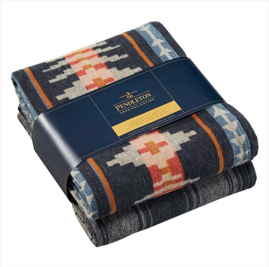 Pendleton OC Throw Trail Ridge NavyGift Pack